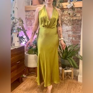 Zara green dress